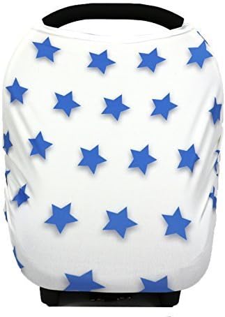 Infant Car Seat Cover & Baby Nursing Cover for Infants & Toddlers - It is Multi-Use Shopping Cart Cover, High Chair Cover and Infinity Scarf - Breathable and Stretchy