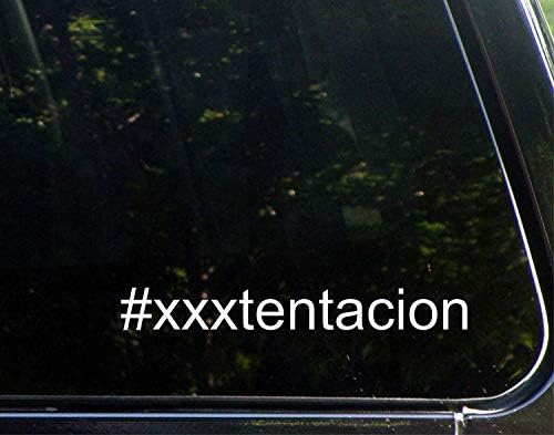 Bumper Sticker for Cars, Trucks, Laptops - Sweet Tea Decals #Xxxtentacion - 8 3/4" x 1 1/4"
