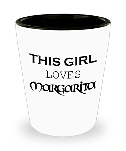 Shot Glasses for Women, Birthday Shot Glasses For Women - This Girl Loves Margarita Ideal Gift For Women