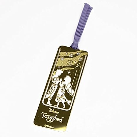 Amazon Disney エッチングブックマーカー 金 ラプンツェル アニメ 萌えグッズ 通販