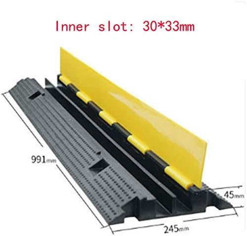 Dshujcラバースピードバンプランプチャンネルヘビーデューティーケーブルカバー耐久性のあるpvcトランキングカバー良いパフォーマンス 学校 B 正規品新品未使用品 住宅など