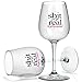 Drinking Divas - Sh** Just Got Real - I’m Getting Married Funny Fancy Bridesmaid Wine Glass for Wedding Gifts, Fiance Gifts, Engagement Gifts, Bachelorette and Newlywed Couples