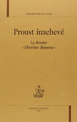 Proust inachevé