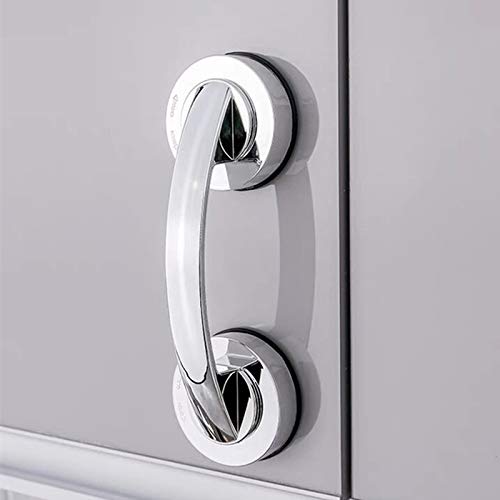 JISETY Sucker Handrail Home Door Bath Safety Handle Suction Cup Grab Bathroom Grip Tub Shower Bar Rail Portable - Thumbnail 2