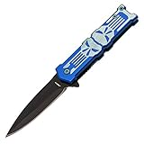 Blue Punisher Folding Pocket Knife 5.85 Inches