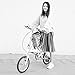 Bikes/Folding Bikes Variable Speed Bicycle Adult Folding Bike 16 inch Portable Bicycle Men and Women Mini, 10 Seconds Fast Folding (Color : White, Size : 16inches)thumb 1