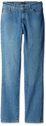 Lee Women's Classic Fit Monroe Straight Leg Jean, Pearl, 16/Tall