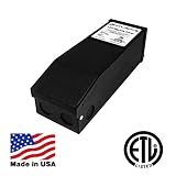 Dimmable Driver 150W (2.5A), Magnetic, 110V AC-24V DC Transformer, Low Voltage Power Supply for LED Strip Lights- Compatible w/Lutron & Leviton - for Kitchens, Cabinets, Bedrooms & More - USA Made