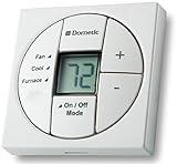 Dometic RV Air Conditioner Single Zone LCD Thermostat and Control Kit Polar White