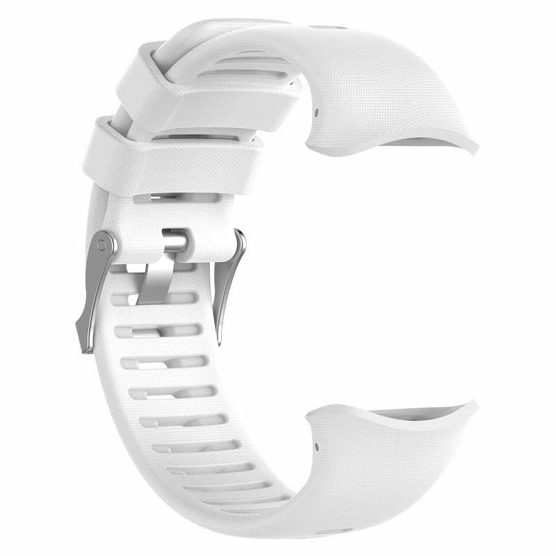 INF Replacement Strap for Polar Vantage V - White Soft Silicone Watch Band, 22mm Width Adjustable Wristband, Waterproof Sport Strap with 2 Spring Bars & 1 Installation Tool, Unisex Fitness Band