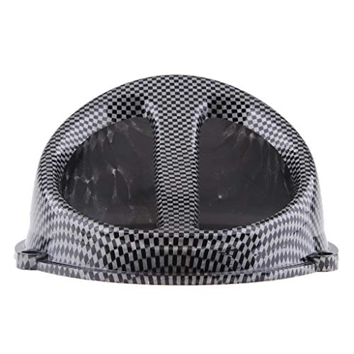 Homyl High Performance Racing Air Scoop Hood Cap Fan Cover for GY6 125cc 150cc Motorcycle Scooter 152QMI 157QMJ - Carbon Fiber - Thumbnail 2