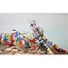 Prayer Flags Tibetan Lg Neon 10 X 10 Inches Wind Horse Lungta, 21 SET, 18 FT Long