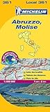 ABRUZZO ET MOLISE 11361 CARTE ' LOCAL ' ( Italie ) MICHELIN KAART (Michelin kaart - lokaal Italie (361)) (Multilingual Edition) by