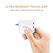 EasyAcc Wall Charger 2-Port USB Charger 24W Travel Charger with Foldable Plug for iPhone 8 Plus X 7 iPad Pro Air Mini, Galaxy S7 S6 Edge and More