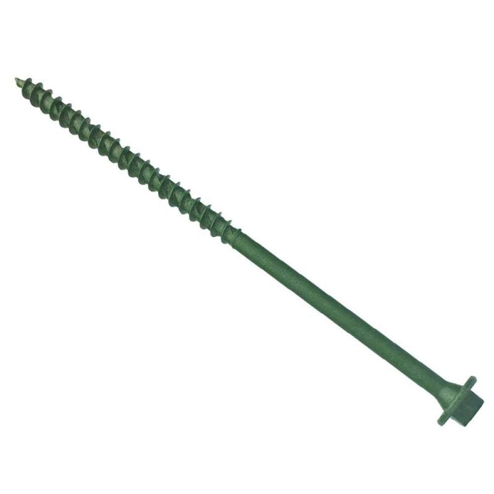 ForgeFast Timber Fixing Screws | 7.0 x 200mm | Green | Tub 50