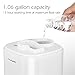 SimpleTaste 4L(1.06 Gallon) Ultrasonic Cool Mist Humidifier Aroma Essential Oil Diffuser with LCD Display, 3 Mist Level Control, Timer Setting, and 7 Colors LED Light Whisper-Quiet