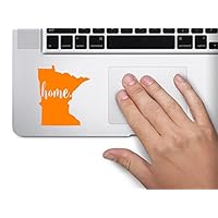 ExpressDecor #3 Home Minnesota Keypad Saint Paul State Computer Laptop Symbol Decal Family Love Car Truck Sticker Window (Orange)