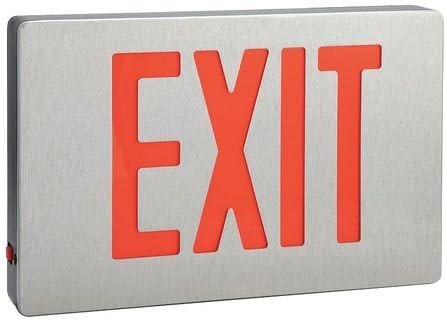 LumaPro 6CGN0 Exit Sign, LED, 1 or 2 Side, Red Letters