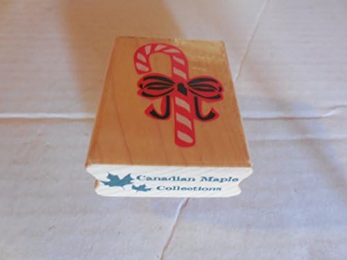 Canadian Maple Candy Cane Mounted Stamp