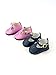 2 Pack of Mary Janes with Buckle: Pink and Navy-Fits 18
