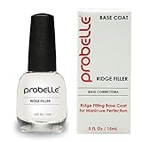 Probelle Ridge Filler Base Coat - High Gloss Base Coat - Nail Corrector and Manicure Treatment, 0.5 fl oz/ 15 mL