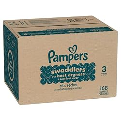 Pampers Baby Diapers - Swaddlers - Size 3, 168