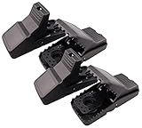 The Most Effective Mouse Trap | Convenient Bait Cup | Durable Polystyrene & Stainless Steel Construction | 4 Pack Reusable Rodent Traps | Simple To Clean & Use| Stain & Odor Free Rat Trap,