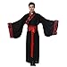 Ez-sofei Men's Ancient Chinese Han Dynasty Costumes Traditional Hanfu Robes M Black