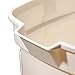 Rubbermaid Roughneck Square Bucket, 12-Quart, Bisque, Sturdy Pail Bucket Organizer Household Cleaning Supplies Projects Mopping Storage Comfortable Durable Grip Pour Handle