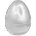 Amscan Easter Silver Fillable Plastic Egg Shell | 4' | 1Pc.