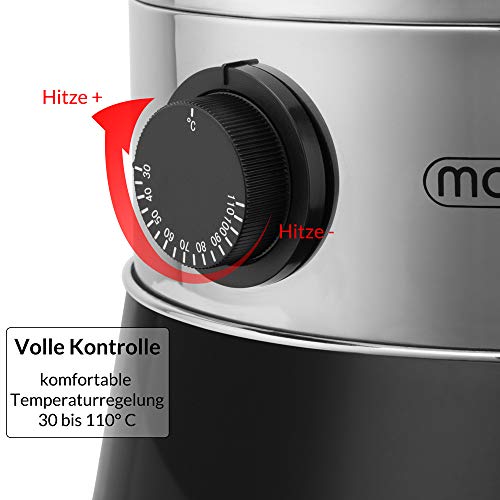 MONZANA Glühweinkocher 20L mit Zapfhahn Thermostat 30-110°C HeiÃgetränkespender Edelstahl 90 Tassen Einkochautomat Punschkocher HeiÃgetränkeautomat – Bild 6