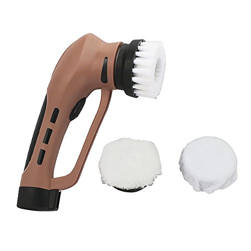 Electric shoe polisher portable power handheld shoe shi…