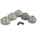 RCRunning M0.6 3.175mm 23T 24T 25T 26T 27T Gear with Screw for 1/10 RC Motor b