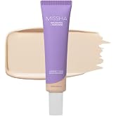 MISSHA M Perfect Cover Serum BB Cream No.13 Light Fair 1.18 oz | Cardi B's pick; fair cool undertone; skin tint, tinted moisturizer, skin care foundation, Korean Makeup, buildable coverage