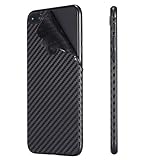 iPhone 7 Plus Back Skin with Stick-up edges,HYAIZLZ(TM)2pcs Thin Tire lines Carbon Fiber Back Skin Durable Translucent Back Film For iPhone 7 Plus,Color Black