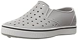 Native Kids Kids' Miles Slip-On, Pigeon Grey/Shell White, 7 M US Toddler