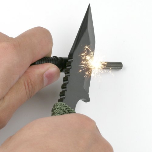 SE KHK6320 Outdoor Tanto Knife with Fire Starter Sports & Outdoors, Sports & Fitness, Hunting & Fishing, Hunting, Knives & Tools, Hunting Knives, Fixed Blade Hunting Knives