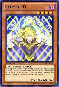 Yu-Gi-Oh! - Lady of D. (GAOV-EN036) - Galactic Overlord - 1st Edition - Common
