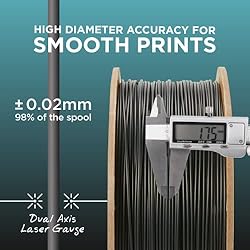 Polymaker 5kg PLA Filament 1.75mm, Grey PLA 3D
