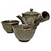 Shigaraki Pottery Kyusu Teapot Yunomi Set Tsuchi no Oto Earth Color(Japan Import)