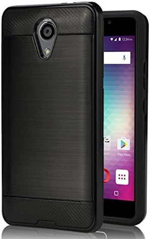 BLU Life One X2 Case, [Anti Scratch][Drop Proof][Shock Absorption][Hybrid] TPU + PC Cover Case for BLU Life One X2 L0090UU (Black)
