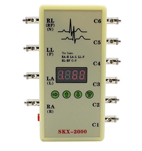 T-king SKX2000C ECG Signal Simulator ECG Signal Generator ECG Tester LED Display