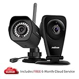 1080p HD Cloud Cams - Wireless Kid and Pet Monitoring Security Camera with Smart Motion Alerts, Night Vision and Cloud Recording -2 Pack