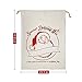 PUAIDA 4 Pack Santa Sack & 8 Christmas Cards, 27.5