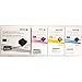 1 Set of Genuine Xerox 108R00926 108R00927 108R00928 108R00930 for Phaser ColorQube 8570 8580 Ink Sticks (10 pack)