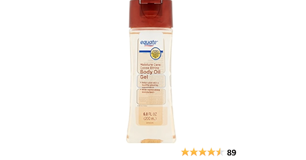 equate body oil