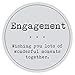 Top Shelf Engagement Wish Jar With 100 Tickets, Pen, and Decorative Lid