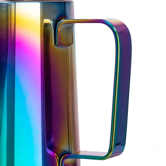 Espresso Accessories Milk Frother Cup - Stainless Steel Steaming Pitcher Coffee Foam Making Latte Art Froth Jug Small Creamer Pitcher Cappuccino 12 Oz Multicolor 350ml