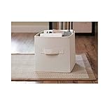 Better Homes and Gardens Collapsible Fabric Storage Cube - Cream