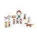 Janod Mini Story Box Toy - 11 Piece Imagination and Shape Stacking Game - Circus Painted Wooden Block Set for Imaginative Play for Ages 3+